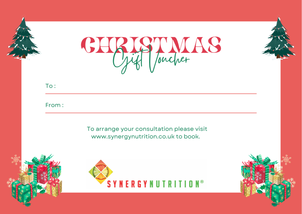 Synergy Nutrition Christmas Voucher